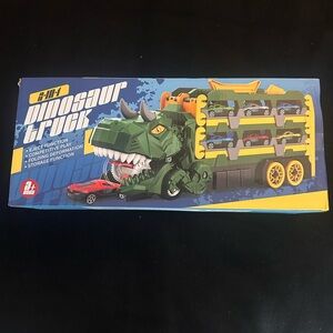 Dinosaur Truck Toy with Cars - Green